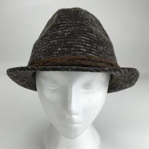 Billabong Fedora Brown Plaid Check Hat One Size